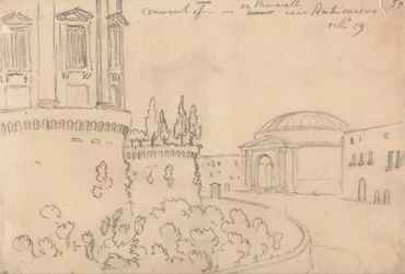 Kloster in der Nähe von Ponte Nuovo, 19. Oktober